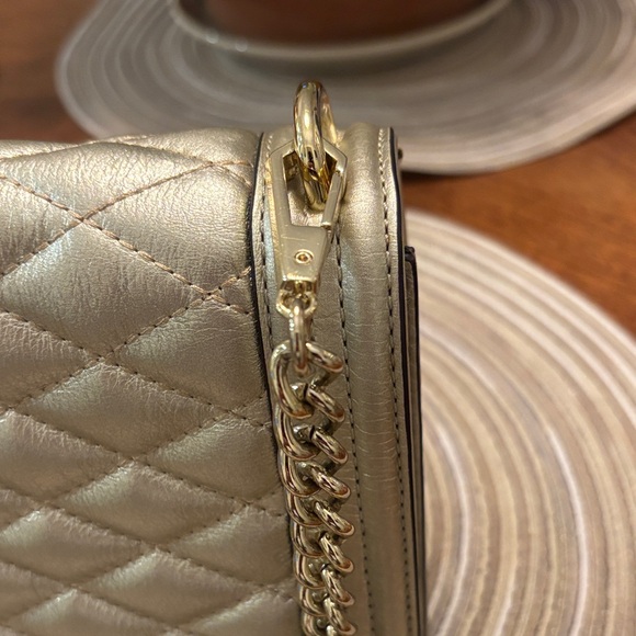 Rebecca Minkoff gold leather Chain Shoulder Bag - Picture 7 of 8